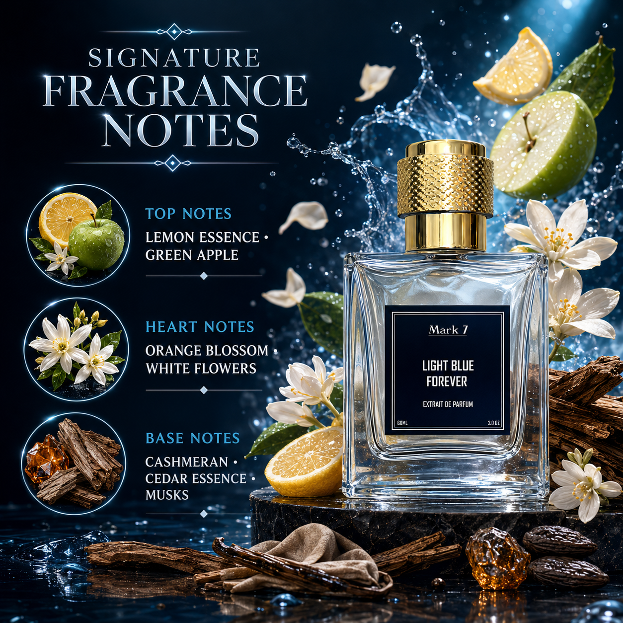 Mark 7 Light Blue Forever Extrait De Parfum